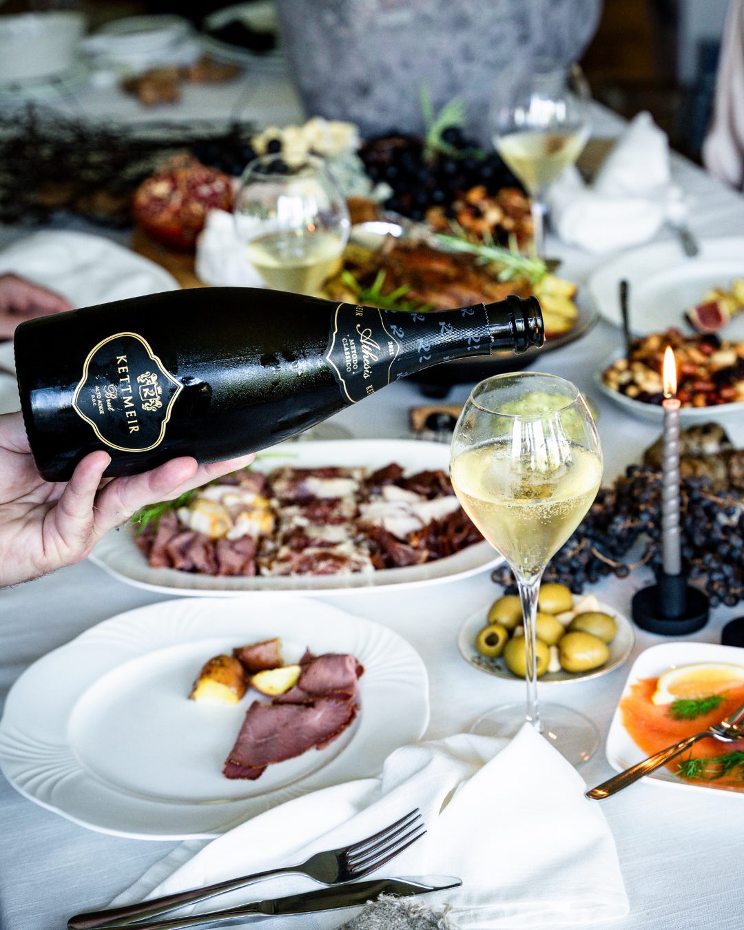 KERST WIJNARRANGEMENT "PRESTIGE" 4 GANGEN